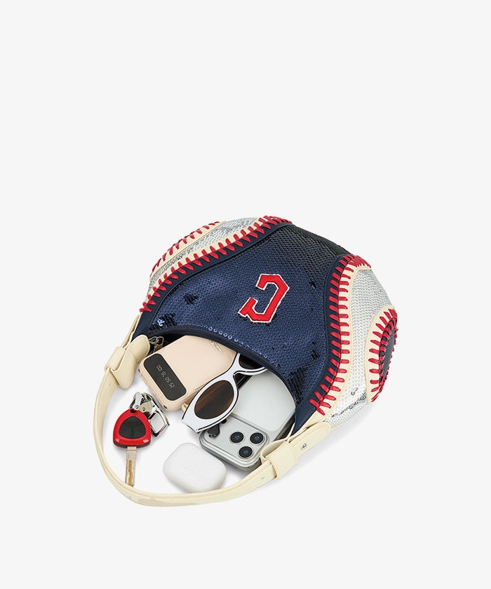 MLB Cleveland Guardians Sequin Stitch Hobo - Curveball
