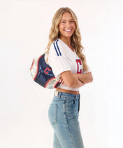 MLB Cleveland Guardians Sequin Stitch Hobo - Curveball