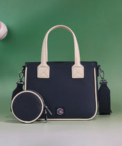 MLB Cleveland Guardians Tote Bag with Baseball Coin Pouch