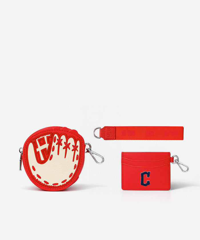 MLB Cleveland Guardians Catcher’s Mitt Wristlet Set