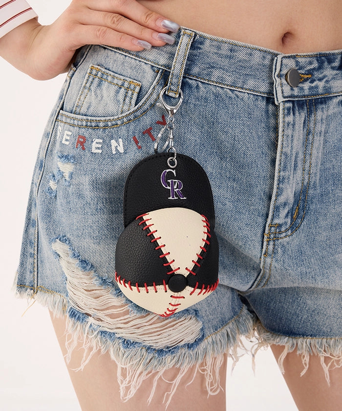 MLB Colorado Rockies Baseball Cap Coin Purse