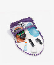 MLB Colorado Rockies Clear Bag with Baseball Stitch
