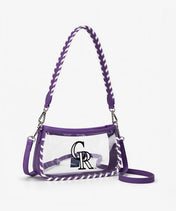MLB Colorado Rockies Clear Bag with Baseball Stitch