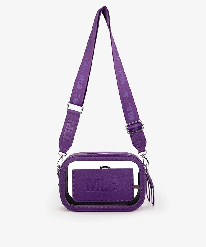 MLB Colorado Rockies Clear Crossbody Bag