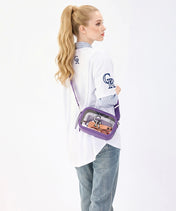 MLB Colorado Rockies Clear Crossbody Bag