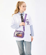 MLB Colorado Rockies Clear Crossbody Bag