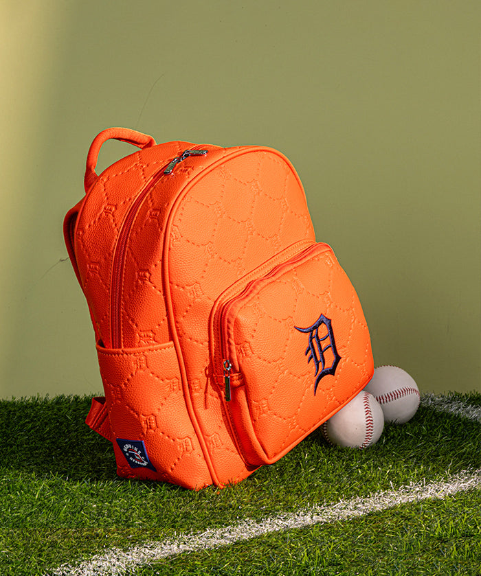 MLB Detroit Tigers Backpack with Embossed Pattern