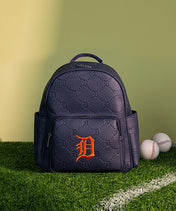 MLB Detroit Tigers Backpack with Embossed Pattern