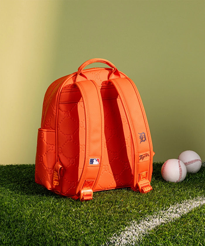 MLB Detroit Tigers Backpack with Embossed Pattern