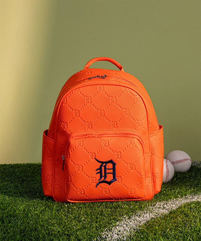 MLB Detroit Tigers Backpack with Embossed Pattern