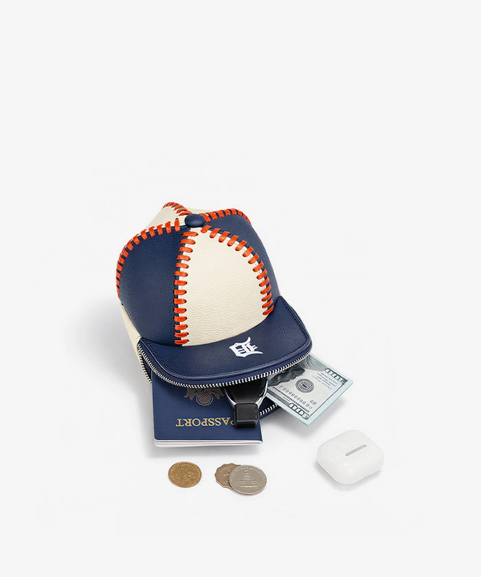 MLB Detroit Tigers Baseball Cap Crossbody Purse
