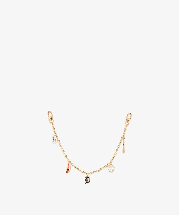MLB Detroit Tigers Baseball Charm Chain