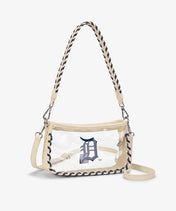 MLB Detroit Tigers Clear Bag with Baseball Stitch