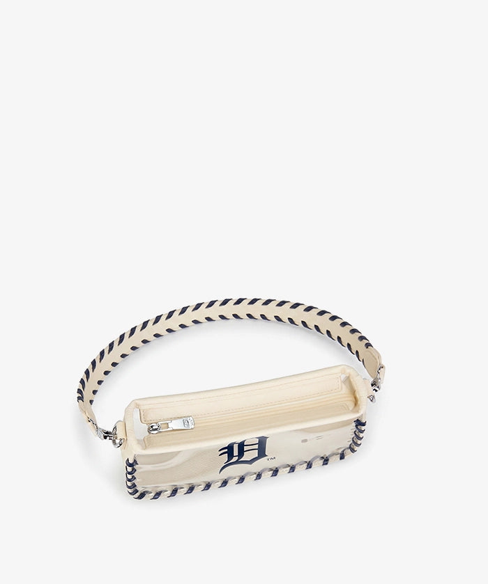 MLB Detroit Tigers Clear Bag with Baseball Stitch