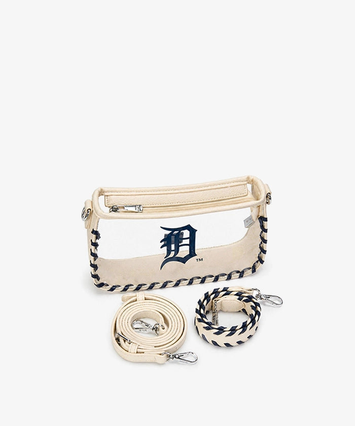 MLB Detroit Tigers Clear Bag with Baseball Stitch