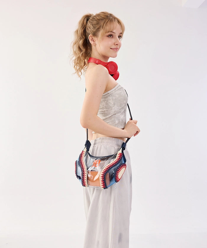 MLB Detroit Tigers Clear Stitch Hobo - Curveball