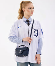 MLB Detroit Tigers Flap Crossbody Bag with Top Handle