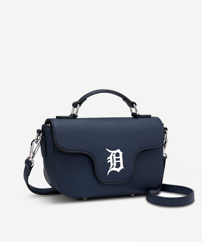 MLB Detroit Tigers Flap Crossbody Bag with Top Handle