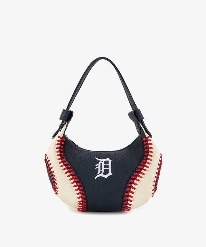 MLB Detroit Tigers Hobo Bag With Baseball Seams