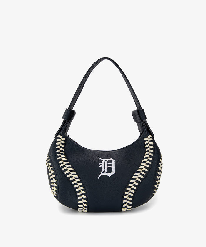 MLB Detroit Tigers Hobo Bag With Baseball Seams