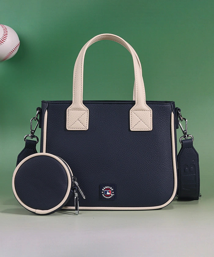 MLB Detroit Tigers Tote Bag with Baseball Coin Pouch