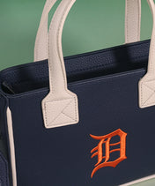 MLB Detroit Tigers Tote Bag with Baseball Coin Pouch