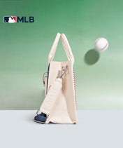 MLB Cleveland Guardians Tote Bag with Baseball Stitch