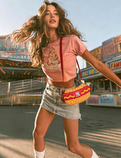 MLB New York Yankees Hot Dog Crossbody Bag