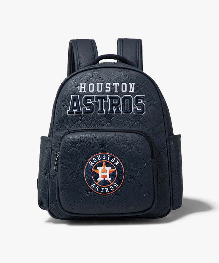 MLB Houston Astros Backpack with Embossed Pattern