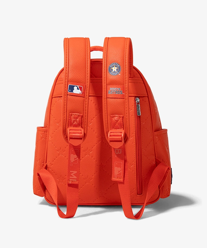 MLB Houston Astros Backpack with Embossed Pattern