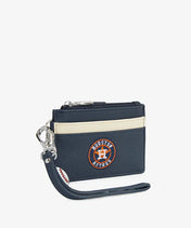 MLB Houston Astros Card Holder with Baseball Charm