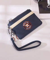 MLB Houston Astros Card Holder with Baseball Charm