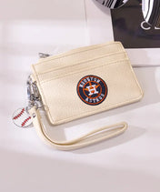 MLB Houston Astros Card Holder with Baseball Charm