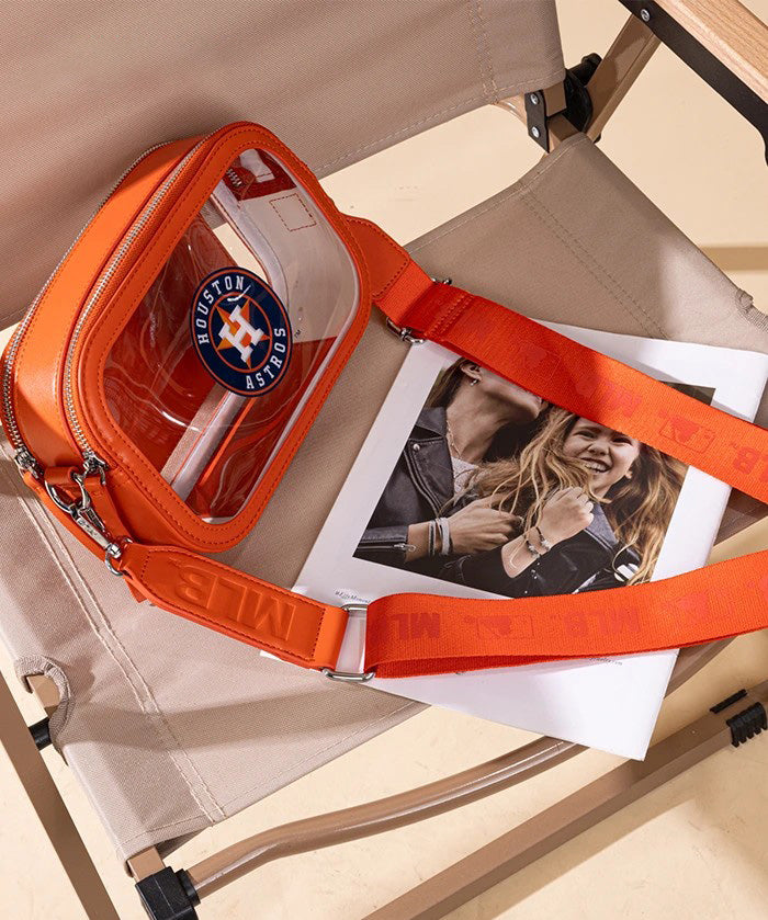 MLB Houston Astros Clear Crossbody Bag