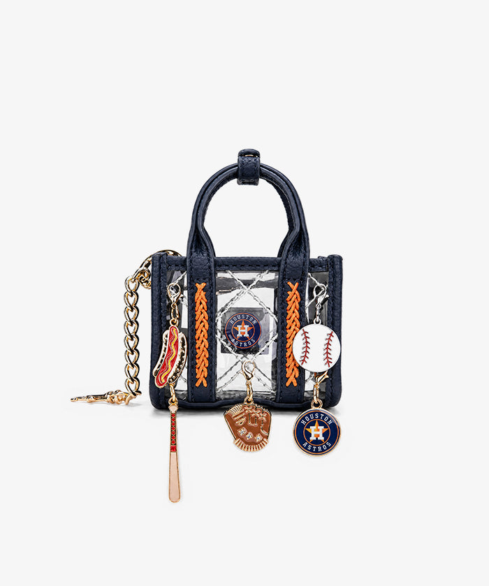 MLB Houston Astros Clear Mini Tote Bag Charm – Fastball