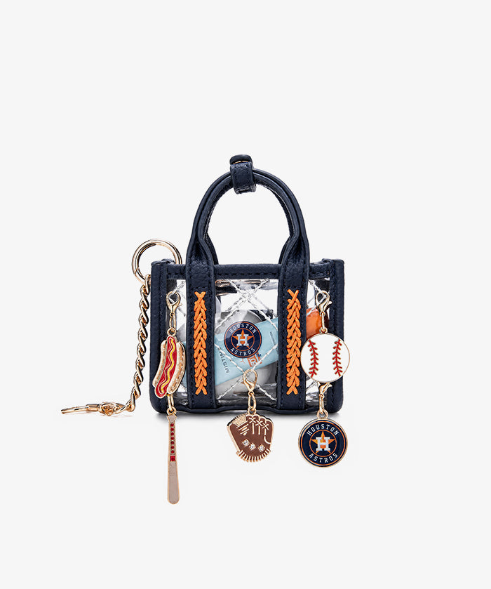 MLB Houston Astros Clear Mini Tote Bag Charm – Fastball
