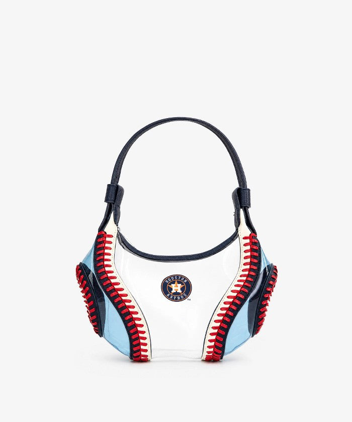MLB Houston Astros Clear Stitch Hobo - Curveball