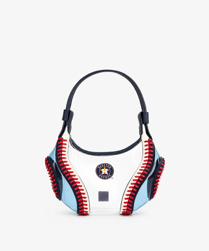 MLB Houston Astros Clear Stitch Hobo - Curveball