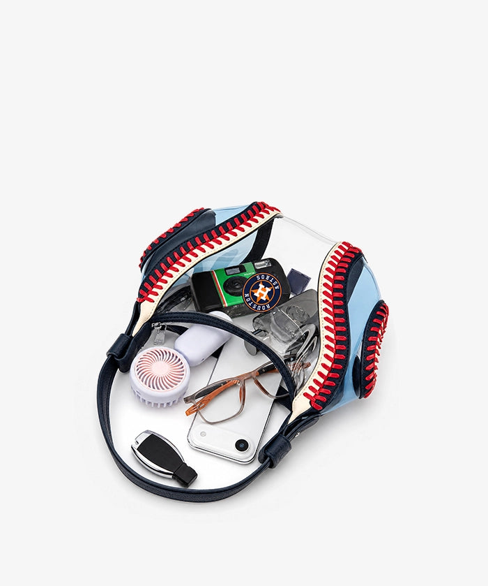 MLB Houston Astros Clear Stitch Hobo - Curveball