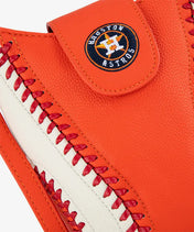 MLB Houston Astros Crossbody Bag With Baseball Seam