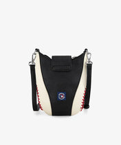 MLB Houston Astros Crossbody Bag With Baseball Seam