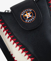 MLB Houston Astros Crossbody Bag With Baseball Seam