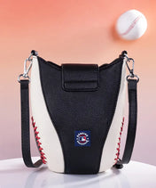 MLB Houston Astros Crossbody Bag With Baseball Seam