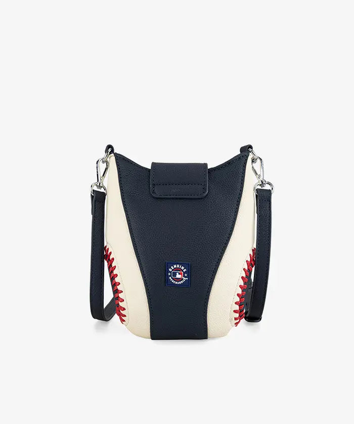 MLB Houston Astros Crossbody Bag With Baseball Seam