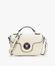 MLB Houston Astros Flap Crossbody Bag with Top Handle