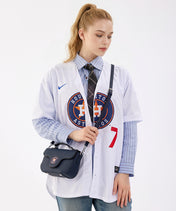 MLB Houston Astros Flap Crossbody Bag with Top Handle