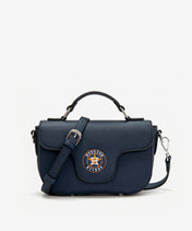 MLB Houston Astros Flap Crossbody Bag with Top Handle