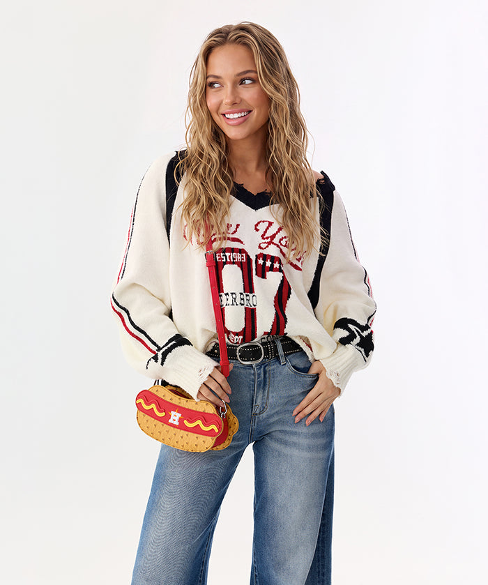 MLB Houston Astros Hot Dog Crossbody Bag