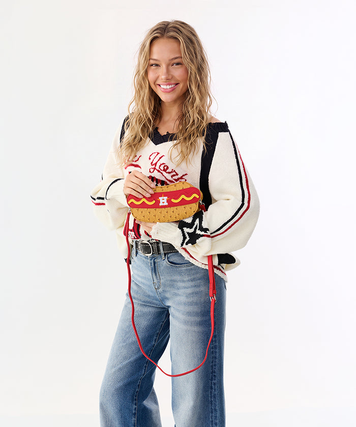 MLB Houston Astros Hot Dog Crossbody Bag