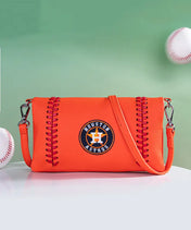 MLB Houston Astros Leather Crossbody Purse